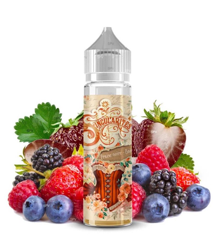 E-liquide Fraise Noire Baies Rouges Singularités