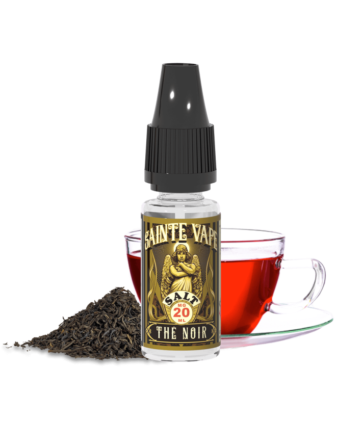 E-Liquid Thé Noir Nicotine Salts Vaping In Paris & La Sainte Vape 10ml