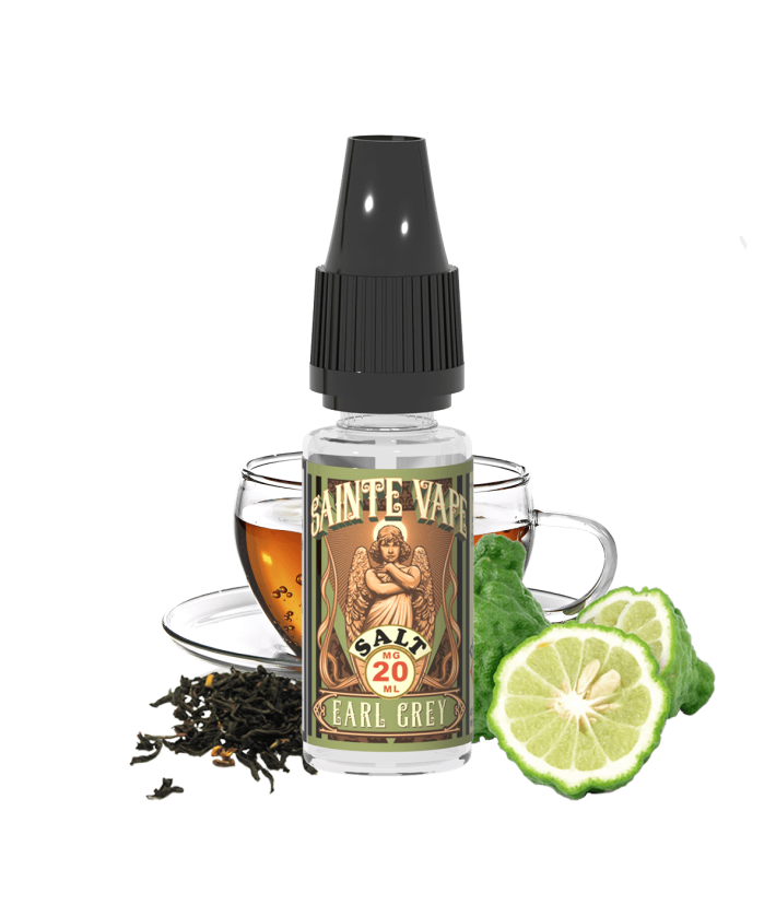 E-Liquid Earl Grey Nicotine Salts Vaping In Paris & La Sainte Vape 10ml