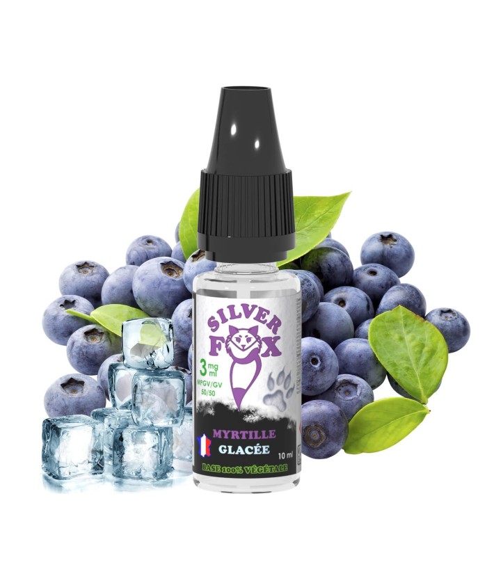 E-liquid Myrtille Glacée Silver Fox By Vaping In Paris 10ml