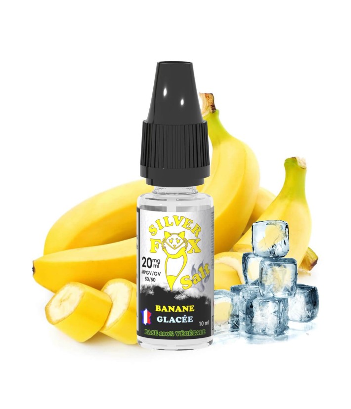 E-Liquid Banane Glacée Silver Fox Nicotine Salts Vaping In Paris 10ml