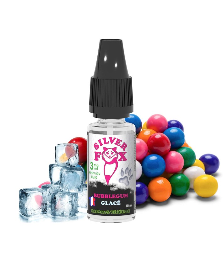 E-liquide Bubblegum Glacé Silver Fox By Vaping In Paris 10ml