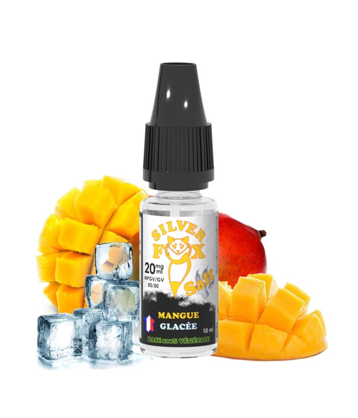 E-Liquid Mangue Glacée Silver Fox Nicotine Salts Vaping In Paris 10ml