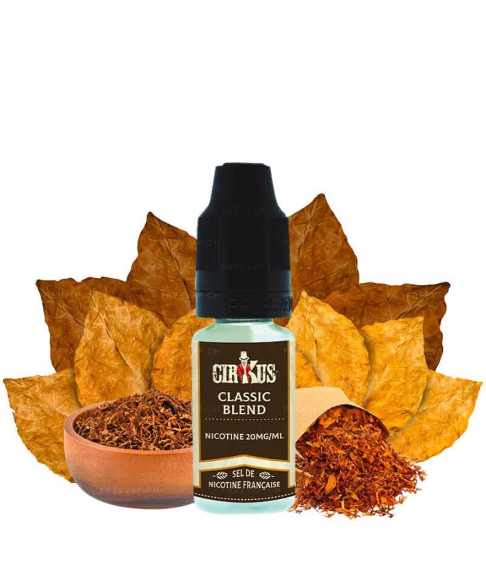 E-Liquid Classic Blend Nicotine Salts Cirkus 10ml