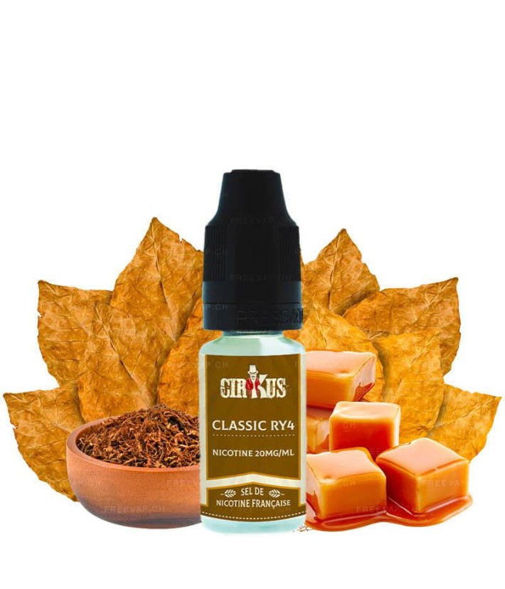 E-Liquid Classic RY4 Sels de Nicotine Cirkus 10ml