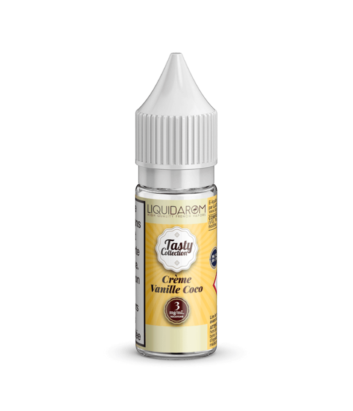 E-liquide Crème Vanille Coco Tasty Collection 10ml