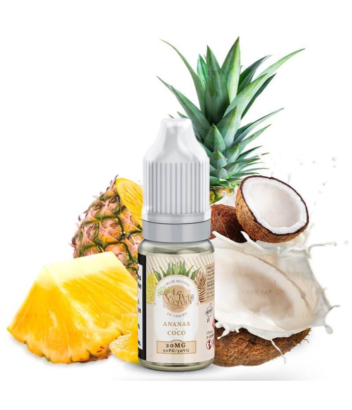 E-Liquid Ananas Coco Nicotine Salts Le Petit Verger 10ml