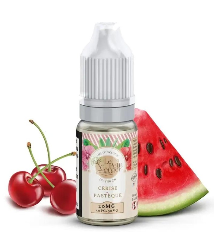 E-Liquid Cerise Pastèque Nicotine Salts Le Petit Verger 10ml