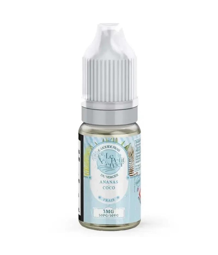 E-Liquid Ananas Coco Frais Le Petit Verger 10ml