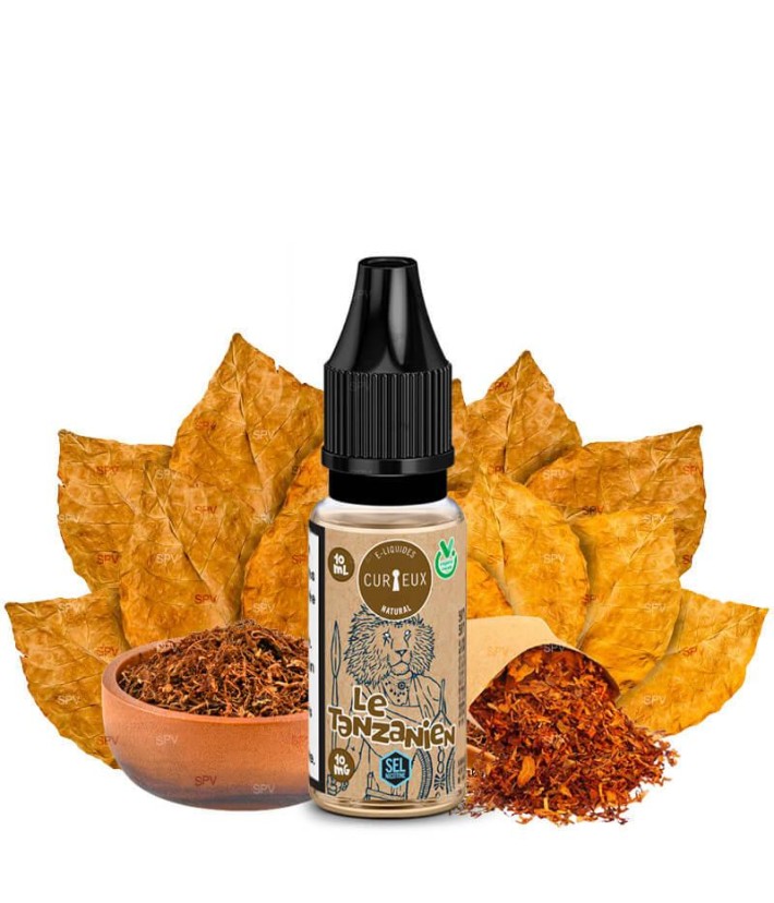 E-Liquide Le Tanzanien Sels de Nicotine Édition Natural Curieux 10ml