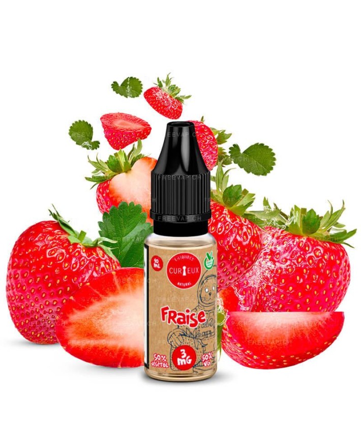 E-liquid Fraise Édition Natural Curieux 10ml