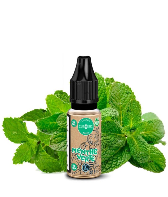 E-Liquid Menthe Verte Nikotinsalze Édition Natural Curieux 10ml