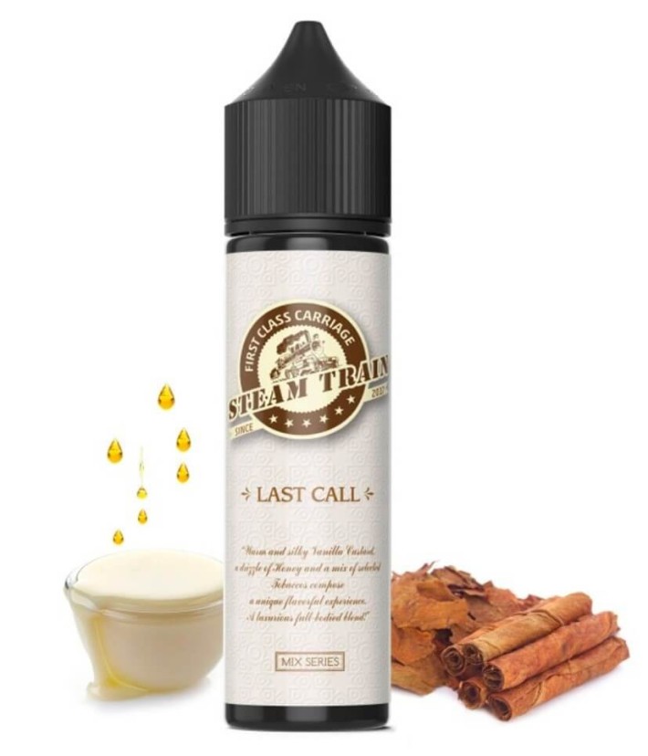 E-Liquid Last Call Longfill 20ml / 60ml Steam Train