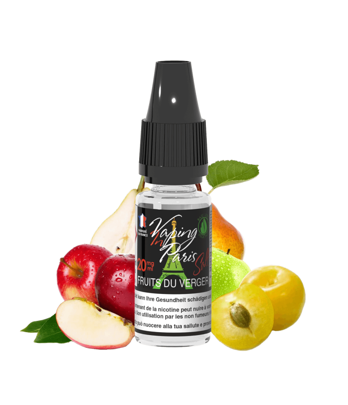 E-Liquid Fruits Du Verger Nicotine Salts Vaping In Paris 10ml