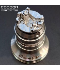 Atomiseur Cocoon 22mm MTL RTA Steampipes Plateau