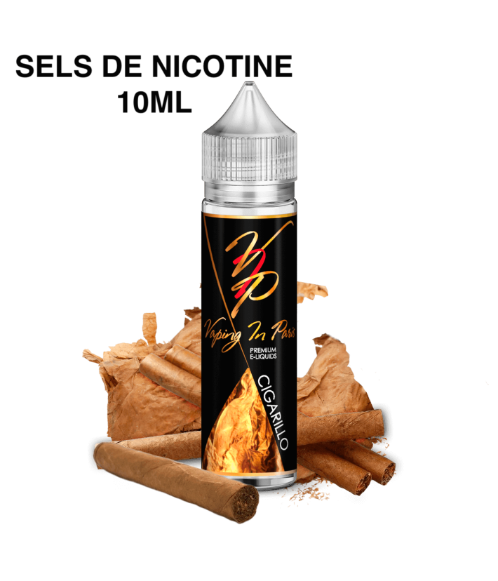 E-Liquid Cigarillo Nicotine Salts Vaping In Paris 10ml