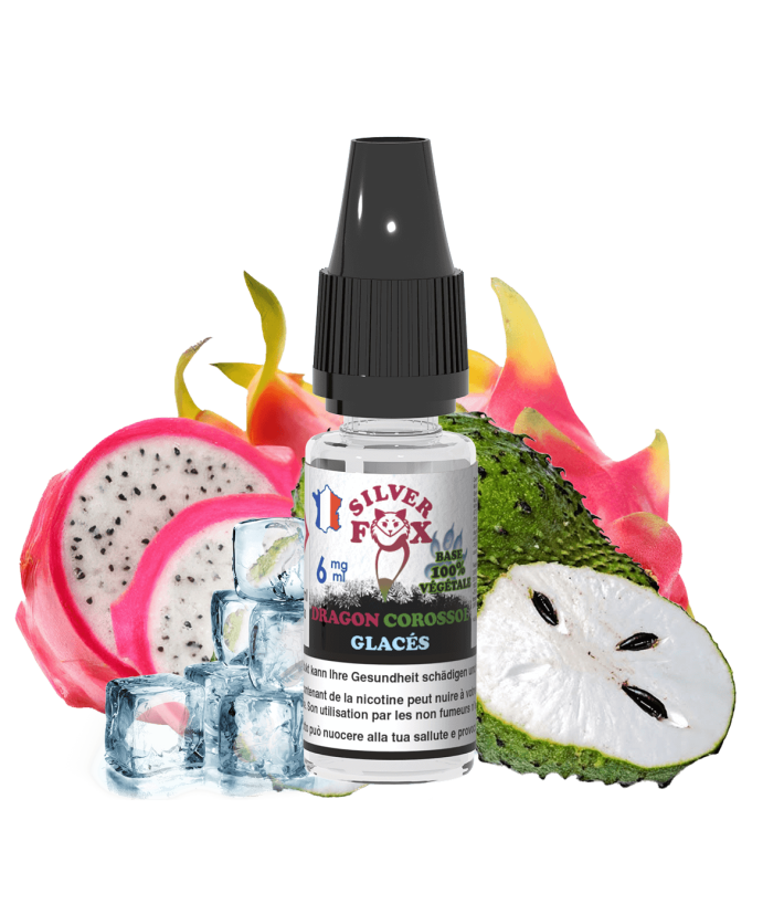 E-Liquid Dragon Corossol Glacés Silver Fox Vaping In Paris 10ml