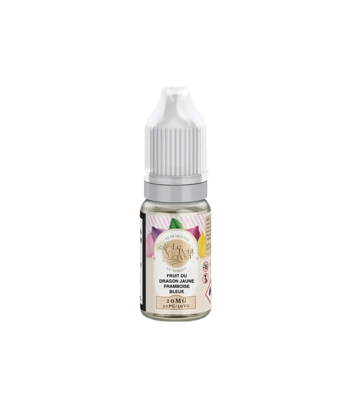 E-Liquid Fruit du Dragon Jaune Framboise Bleue Nicotine Salts Le Petit Verger 10ml