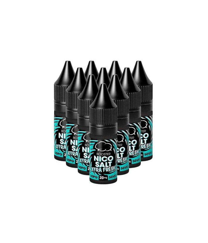 PACK DE 10 Boosters Nicosalt Xtra Fresh Eliquid France PACK DE 10 Boosters Nicosalt Xtra Fresh Eliquid France