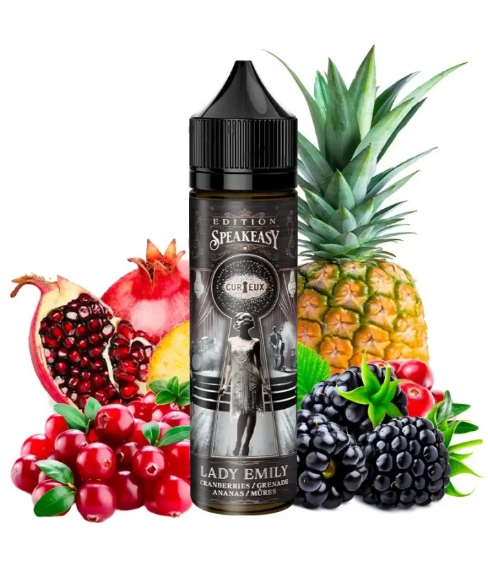 E-liquide Lady Emily Édition Speakeasy Curieux 50ml E-liquide Lady Emily Édition Speakeasy Curieux 50ml