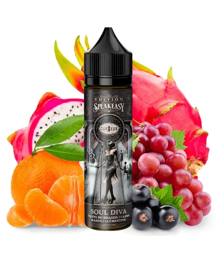 E-liquid Soul Diva Édition Speakeasy Curieux 50ml E-liquid Soul Diva Édition Speakeasy Curieux 50ml