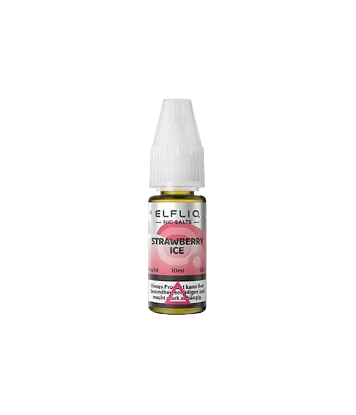 ELFBAR - E-Liquid - Strawberry Ice - ELFLIQ - Sels de Nicotine - 10ml ELFBAR - E-Liquid - Strawberry Ice - ELFLIQ - Sels de Nicotine - 10ml