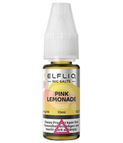 ELFBAR - E-Liquid - Pink Lemonade - ELFLIQ - Sels de Nicotine - 10ml
