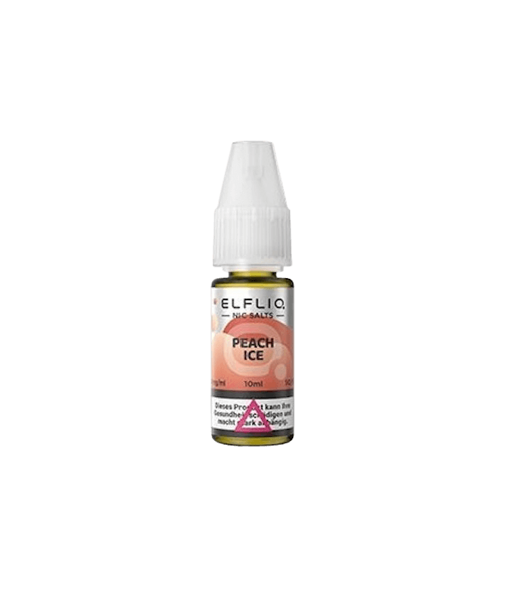 ELFBAR - E-Liquid - Peach Ice - ELFLIQ - Sels de Nicotine - 10ml ELFBAR - E-Liquid - Peach Ice - ELFLIQ - Sels de Nicotine - 10ml