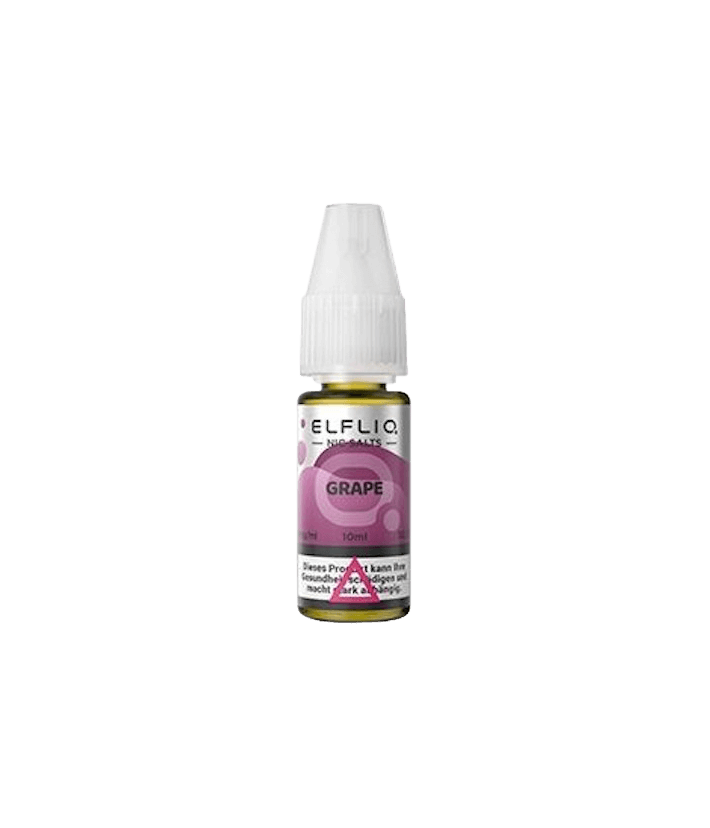 ELFBAR - E-Liquid - Grape - ELFLIQ - Sels de Nicotine - 10ml ELFBAR - E-Liquid - Grape - ELFLIQ - Sels de Nicotine - 10ml