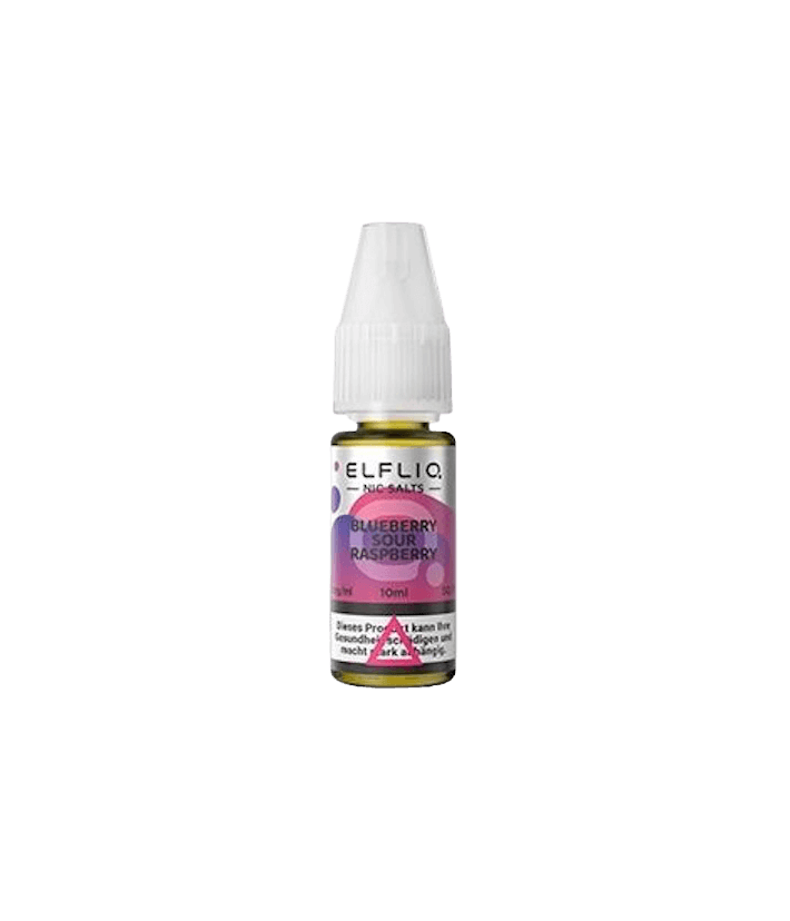 ELFBAR - E-Liquid - Blueberry Sour Raspberry - ELFLIQ - Sels de Nicotine - 10ml ELFBAR - E-Liquid - Blueberry Sour Raspberry - ELFLIQ - Sels de Nicotine - 10ml