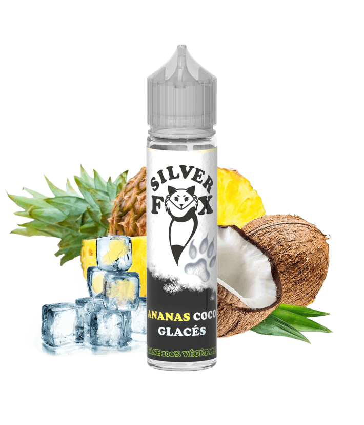 E-Liquid Ananas Coco Glacés Silver Fox Vaping In Paris 50ml