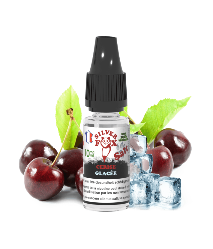 E-Liquid Cerise Glacée Silver Fox Nicotine Salts Vaping In Paris 10ml