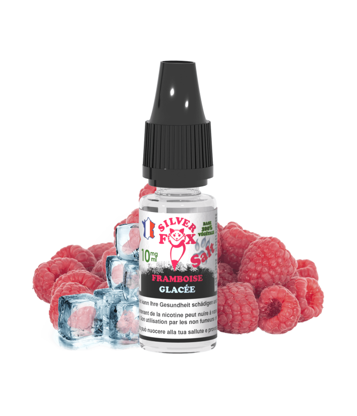 E-Liquid Framboise Glacée Silver Fox Nicotine Salts Vaping In Paris 10ml