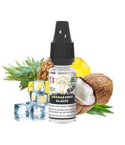 E-Liquid Ananas Coco Glacés Silver Fox Nikotinsalze Vaping In Paris 10ml