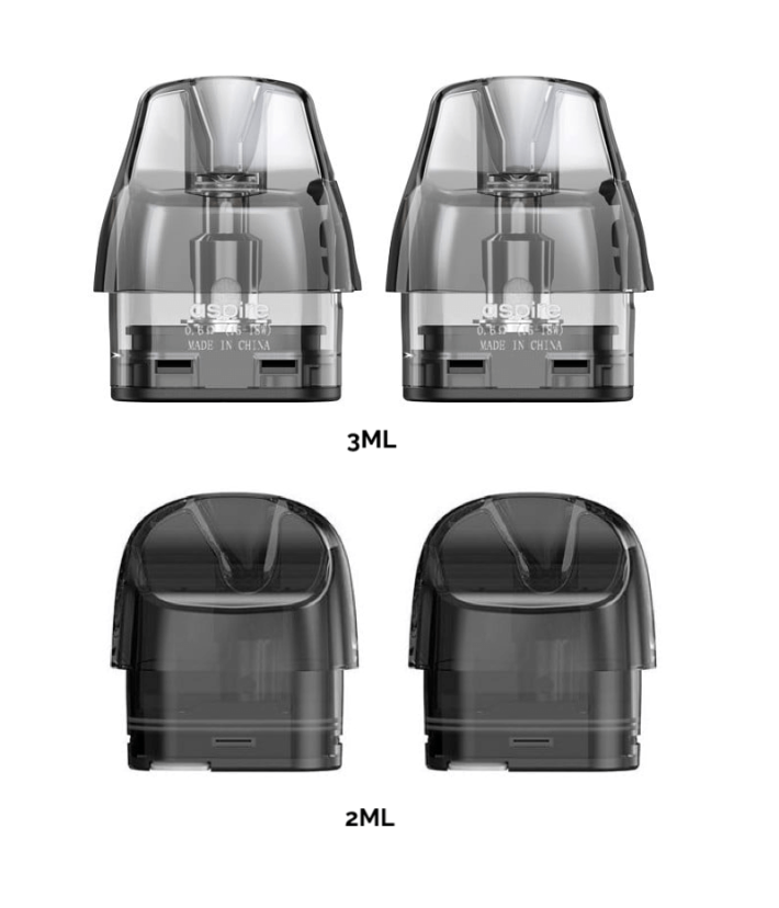 Minican Lite cartridges (2ml or 3ml) Aspire