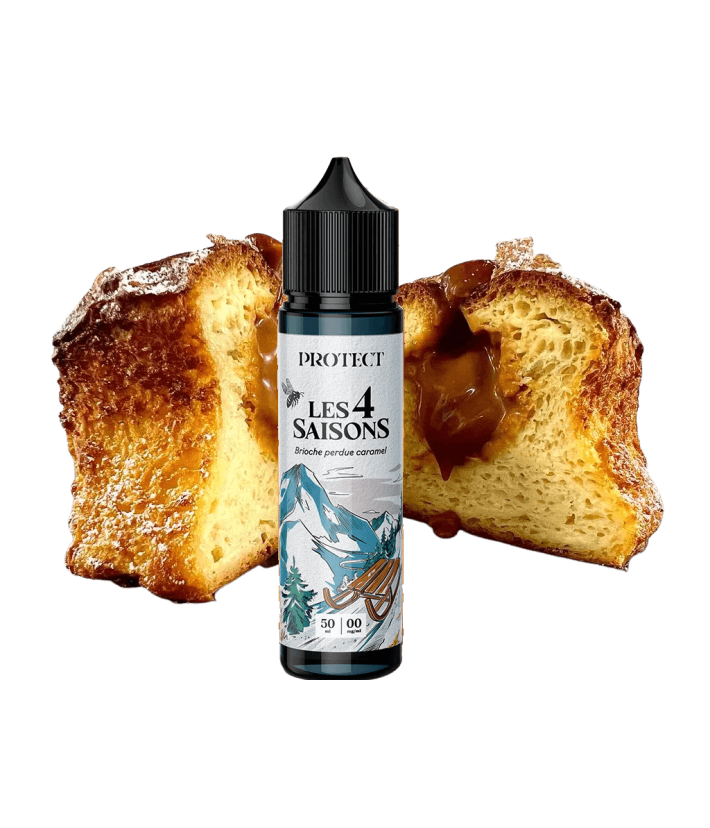 E-Liquid Brioche Perdue Caramel Les 4 Saisons Hiver Protect