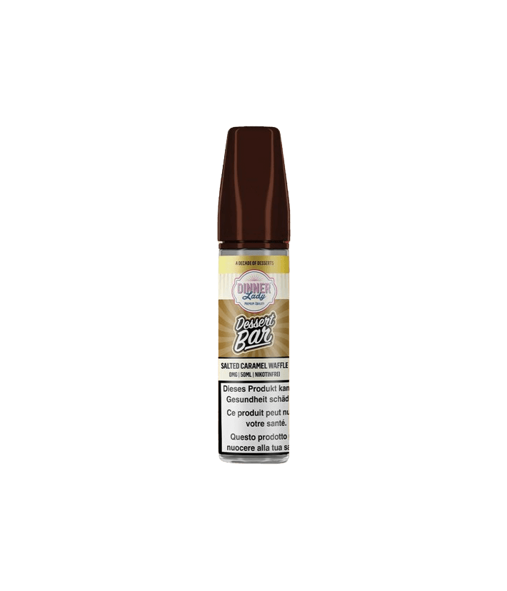 E-liquide Salted Caramel Waffle Dessert Bar Dinner Lady