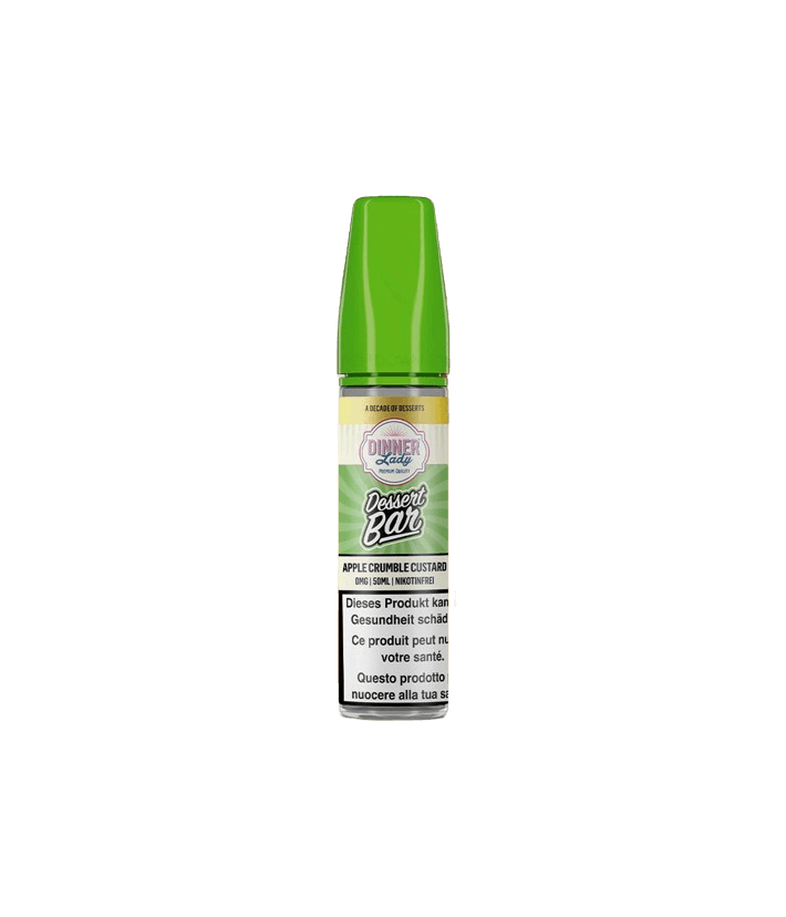 E-liquide Apple Crumble Custard Dessert Bar Dinner Lady