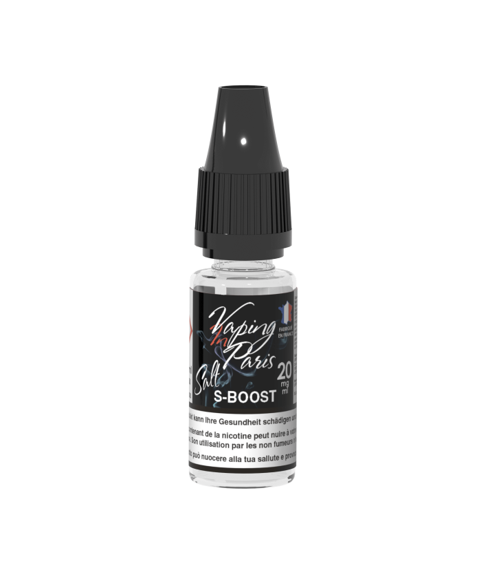 Booster SELS DE NICOTINE S-BOOST 20mg Vaping In Paris 10ml