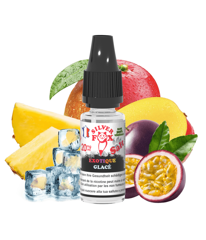 E-Liquid Exotique Glacé Silver Fox Nicotine Salts Vaping In Paris 10ml