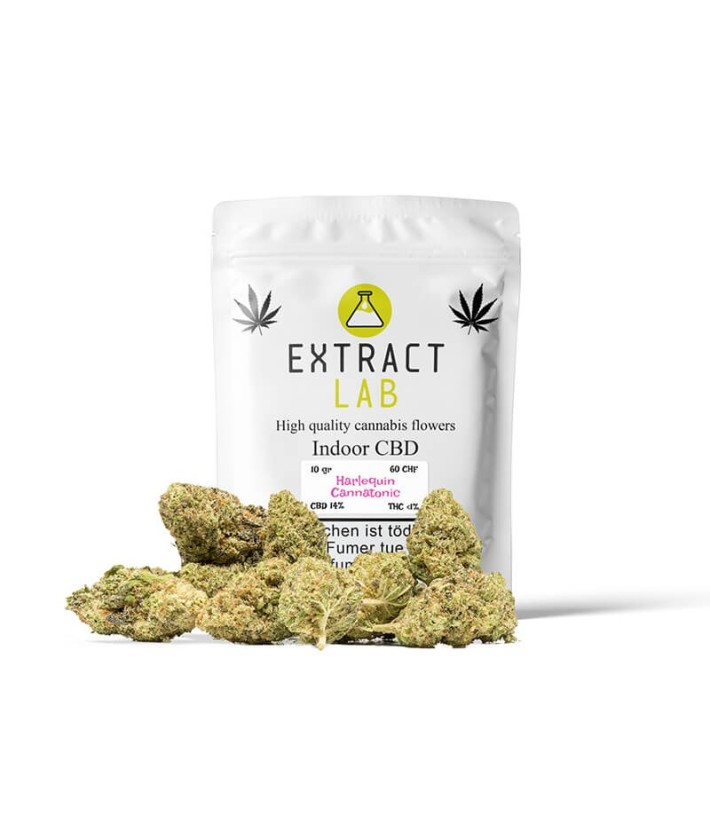 CBD Blüten Harlequin Cannatonic Indoor 5g | 10g Extract Lab