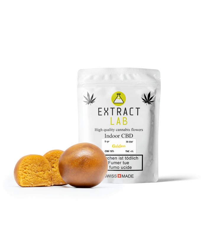 Extrakt aus CBD Blüten Golden Extract Lab