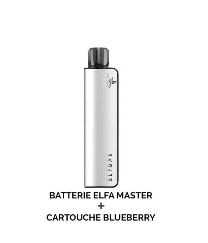 Elfa Master Akkuträger + Kartusche Elf Bar Silver