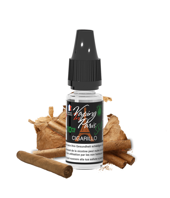 E-Liquid Cigarillo Nikotinsalze Vaping In Paris 10ml