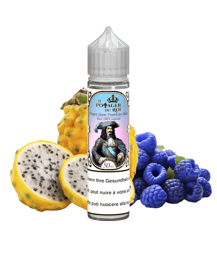 E-Liquide - Dragon Jaune Framboise Bleue - Le Potager du Roi - Vaping In Paris - 50ml