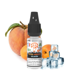 E-Liquide Pêche Abricot Glacés Silver Fox Sels de Nicotine Vaping In Paris 10ml