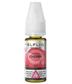 ELFBAR - E-Liquid - Cherry - ELFLIQ - Nicotine Salts - 10ml
