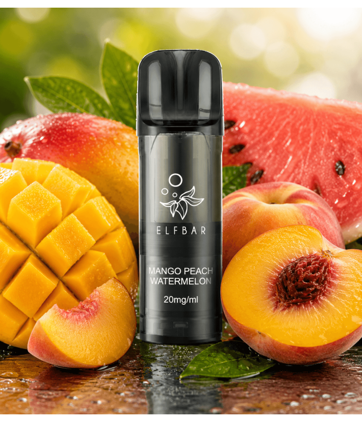 Elfa Pro Kartuschen V2 Mango Pfirsich Wassermelone Elf Bar