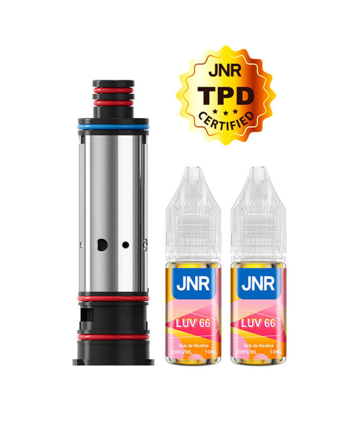 Résistance Falcon Infinity 55K + E-Liquides Luv 66 JNR