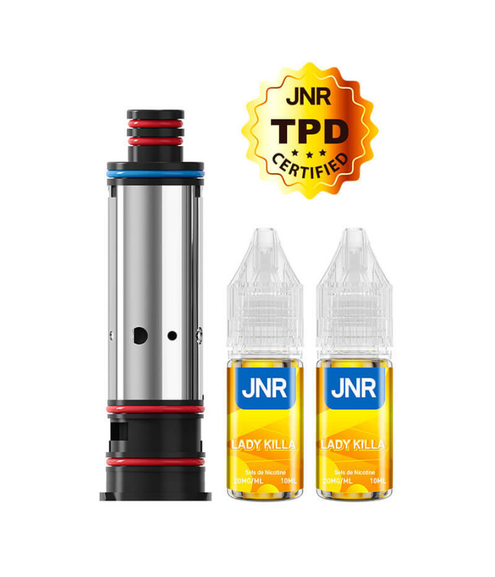 Falcon Infinity 55K Verdampferkopf + Lady Killa E-Liquids JNR